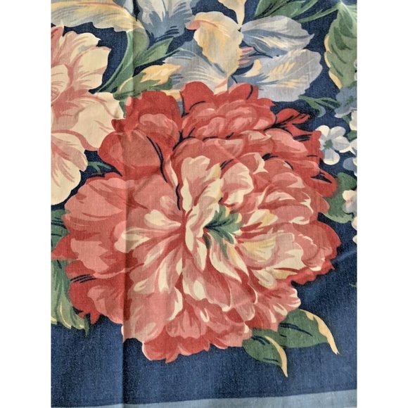 2 Vintage Stevens Allyson Kent KING Pillow Case Pink Floral Cottage Shabby Chic - Picture 2 of 9